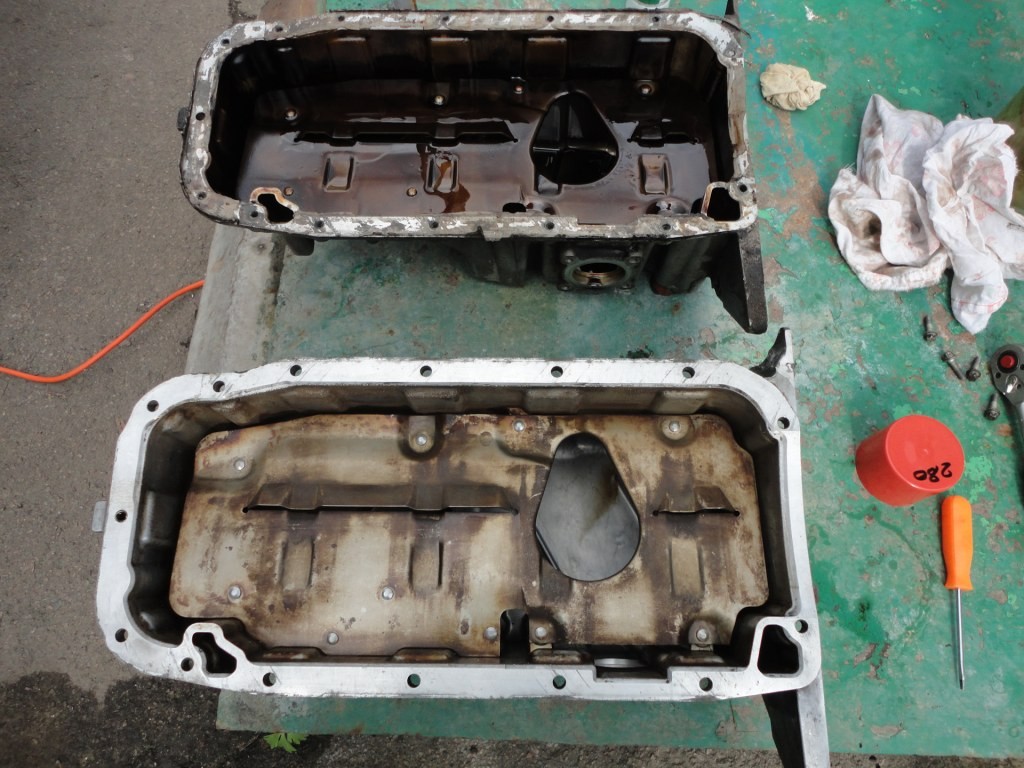 Замена поддона двигателя Dodge RAM Van | Додж РАМ Ван zhukovskiy
